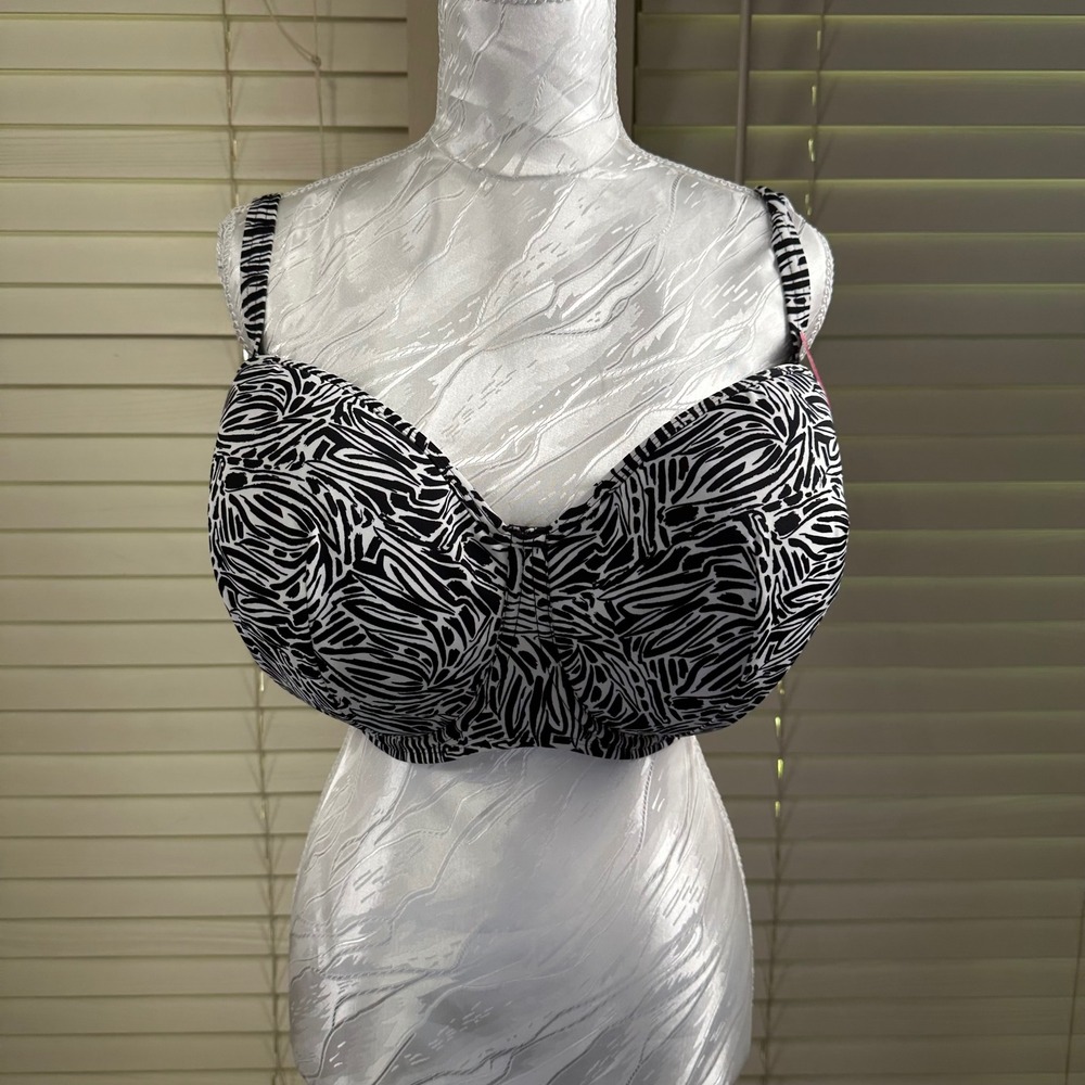 Curvy Kate Sundown Bandeau Bikini Top Womens 34M Zebra Print Strapless Option